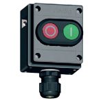 STAHL 8040 EX TWIN PUSH BUTTON RED + GREEN C/W GRP ENCLOSURE (8040/1180X-23D01SA05)