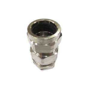 BRASS NICKEL PLATED ARMORED CABLE GLAND