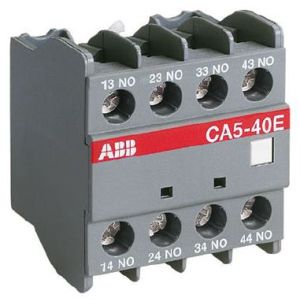 ABB 1SBN010040R1040 CA5-40E AUXILIARY CONTACT BLOCK 4N/O